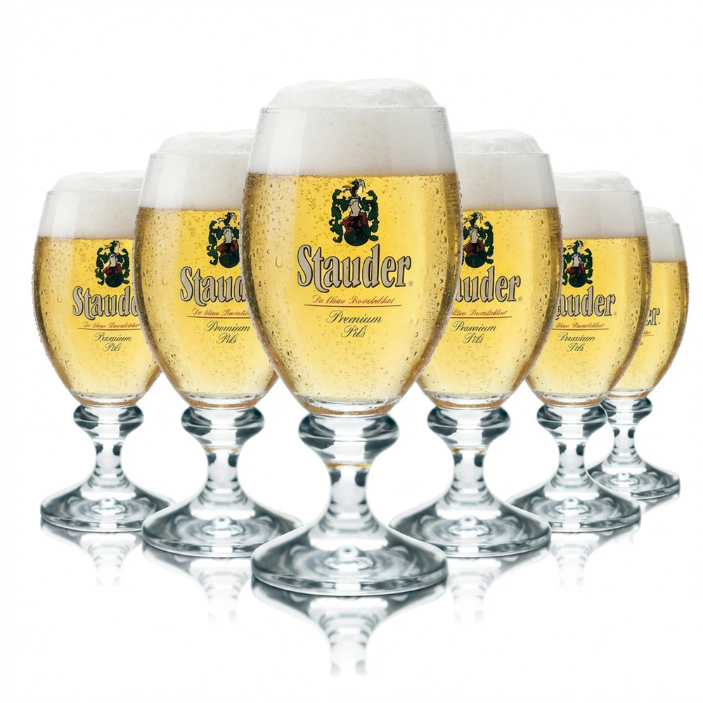 6x szklanka do piwa Stauder 0,3l kieliszek Rastal szklanki do piwa Pils szkło w stylu tulipana Piwo