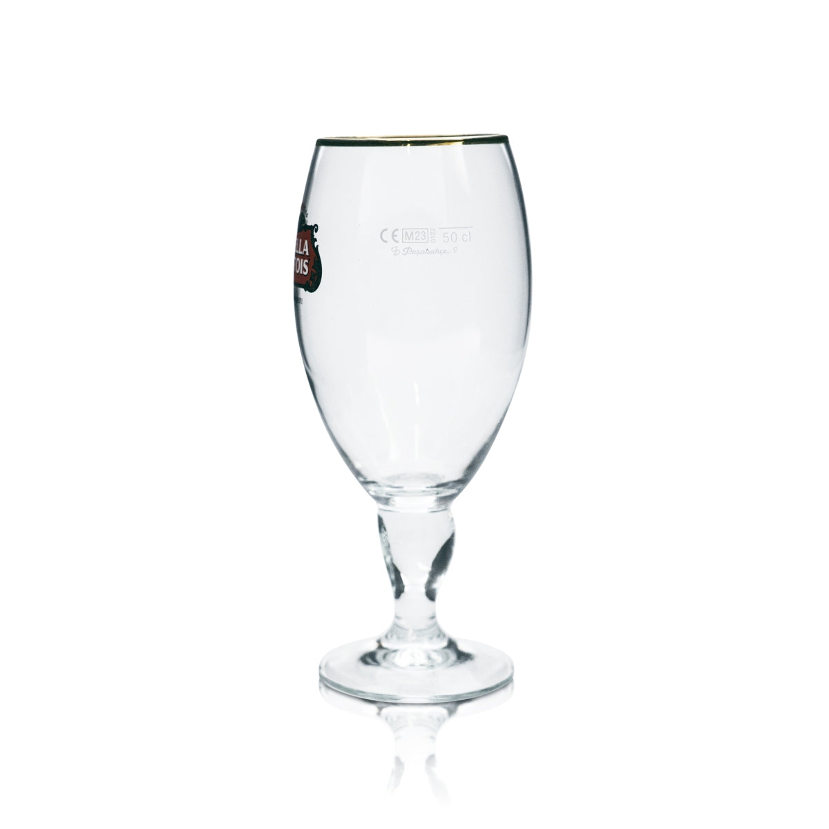6x szklanka do piwa Stella Artois 0,5l kielich puchar tulipan złota obręcz wzór szklanki nóżka Piwo – Widok 3