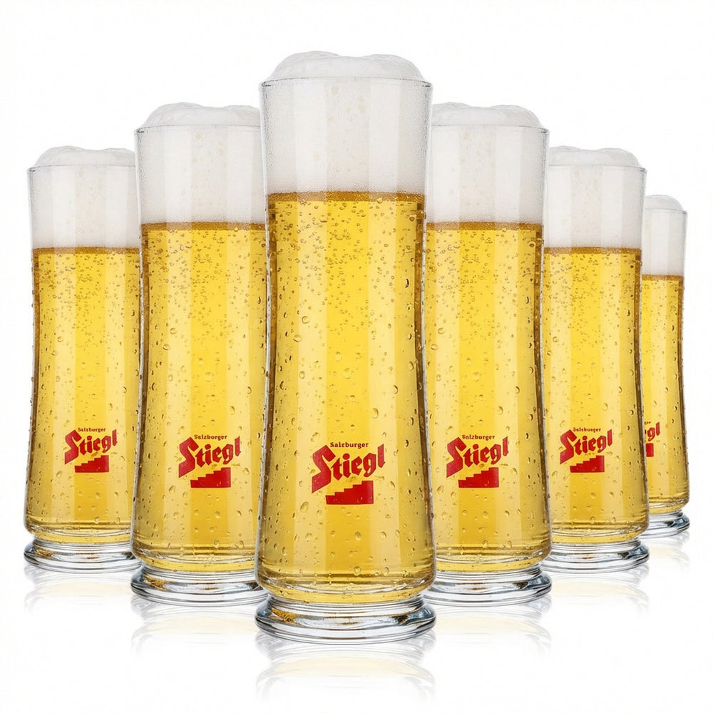 6x szklanka do piwa Stiegl 0,2 l kubek/szklanka do piwa szklanka do piwa Sahm