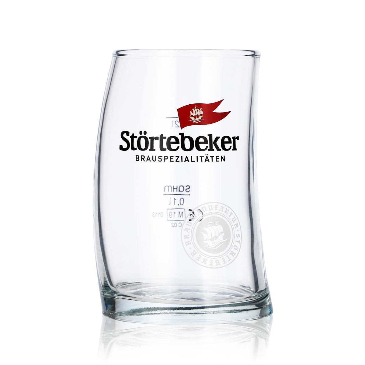 6x szklanki do piwa Störtebeker Beer Sail Glass 0,2 l, kubki Stiegel Design – Widok 2