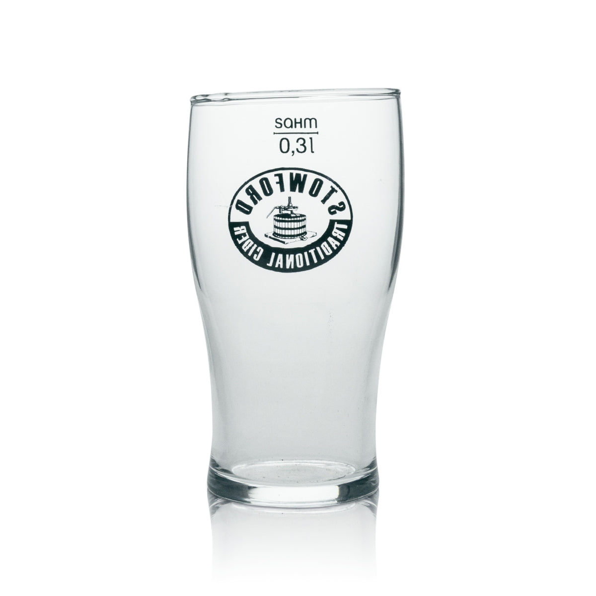 6x Stowford szklanka do cydru long drink czarne logo 300ml – Widok 3