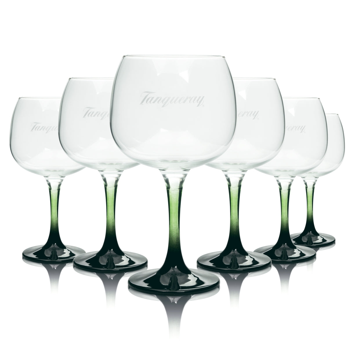 6 kieliszków do ginu Tanqueray Balloon Glass Koktajlowe zielone kieliszki Longdrink Copa - The Big One