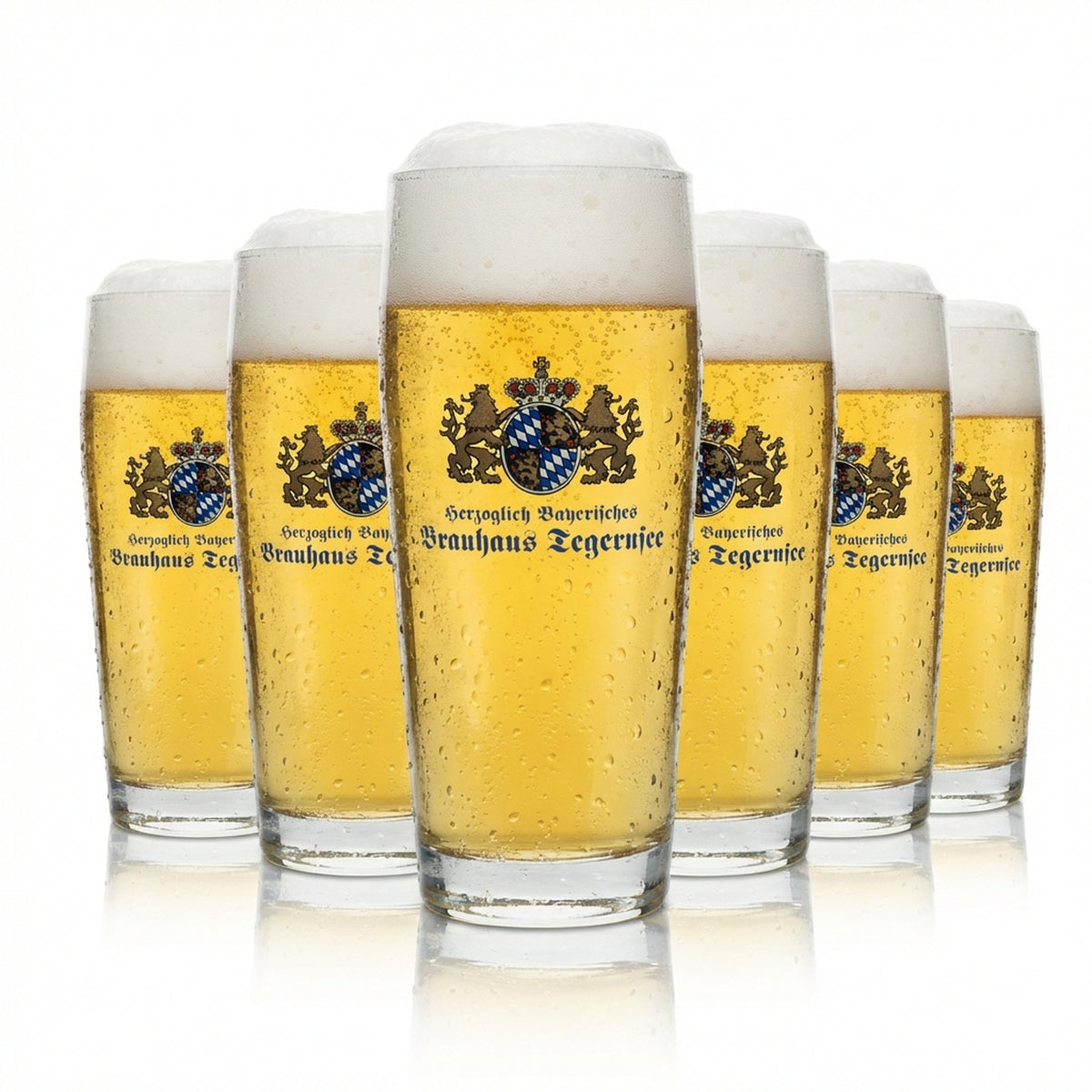 6x Szklanka do piwa Tegernsee 0,5l Willi Sahm