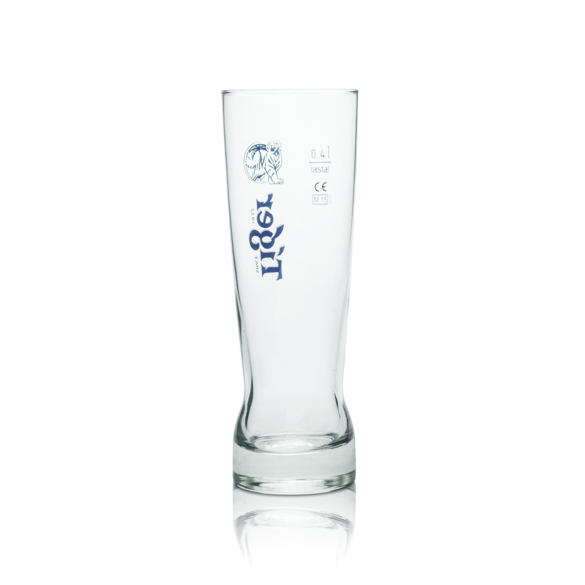 6x Tiger Glass 0,4l Szklanki do piwa Singapur Aisan Lager Brewery Gastro Oak – Widok 3