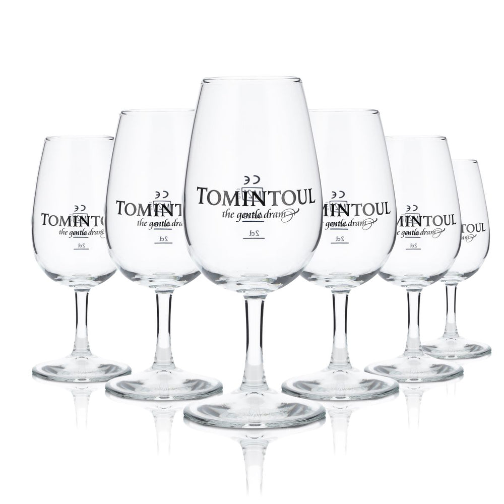 6x Tomintoul Szklanka 0,215 l Szklanka do degustacji whisky Zestaw szklanek Gastro