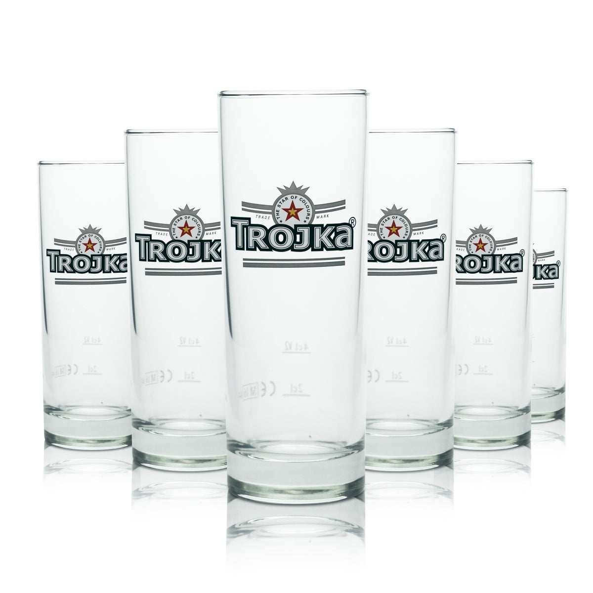6x Kieliszek do Wódki Trojka Longdrink 2cl 4cl Kieliszki koktajlowe Bar Shot Bar