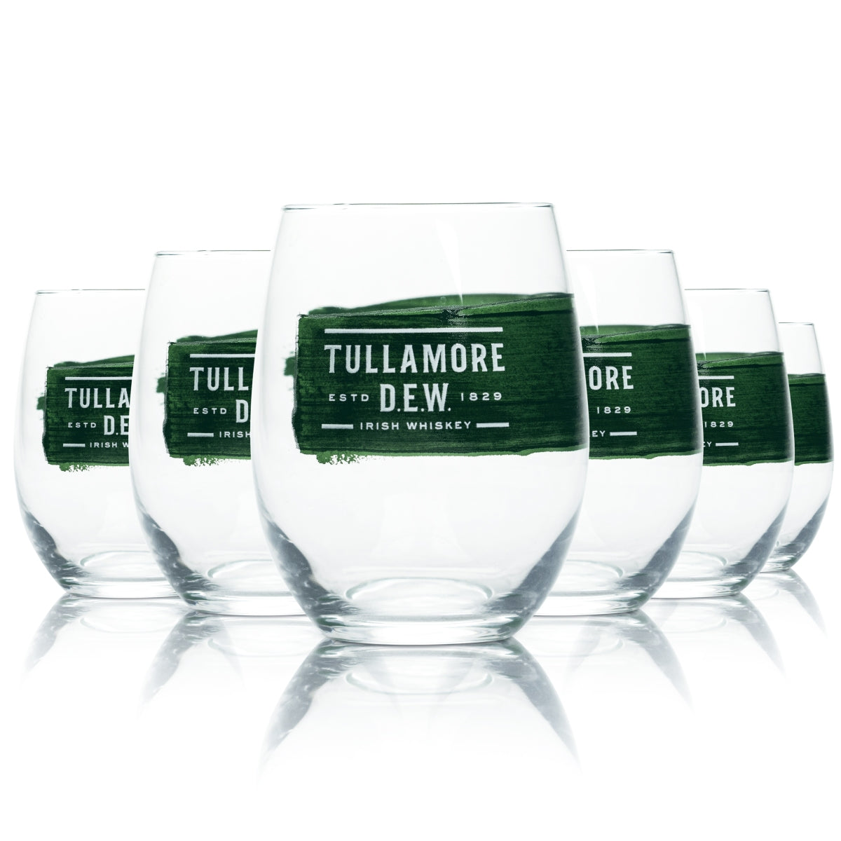 6x Szklanka Tullamore Dew 0,35l Tumbler Szklanki do whiskey Blended Irish Distillery