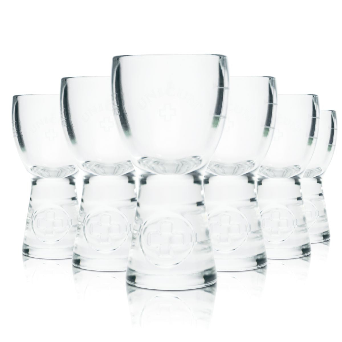 6x Unicum shot glass 4cl shot glasses Short digestif Węgierski likier ziołowy