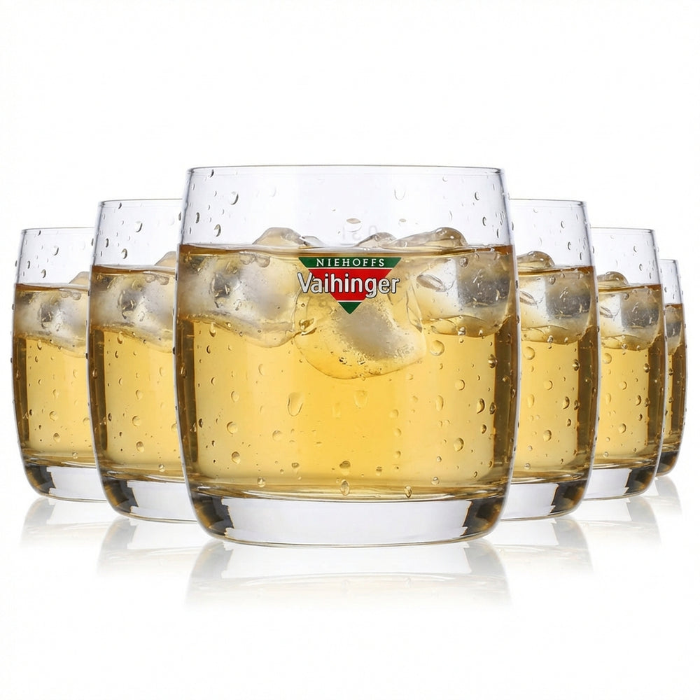 6x szklanka do soku Vaihinger 0,3 l Szklanki do soku Kolorowe logo