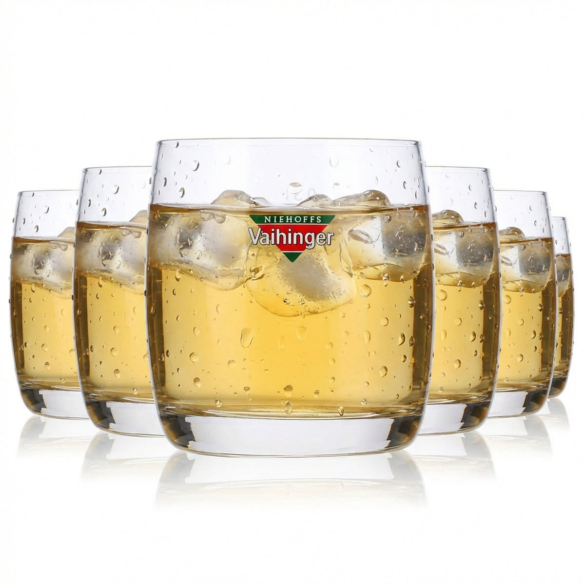 6x szklanka do soku Vaihinger 0,3 l Szklanki do soku Kolorowe logo