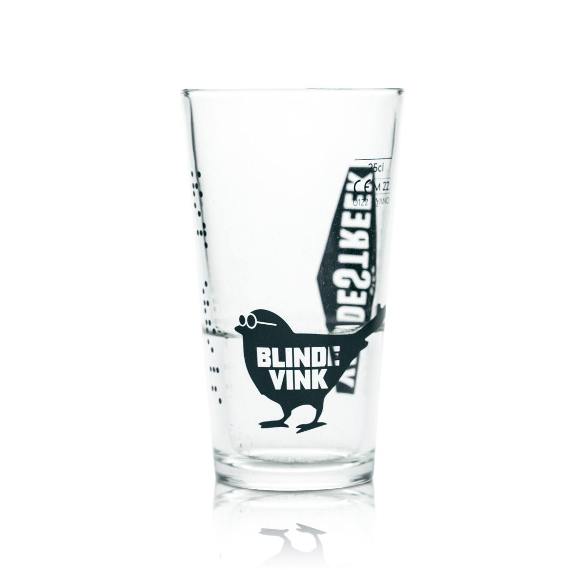 6x Vandestreek Glass 0.25l Beer Goblet Pint Mug Glasses Blind Vink Craftbeer – Widok 3