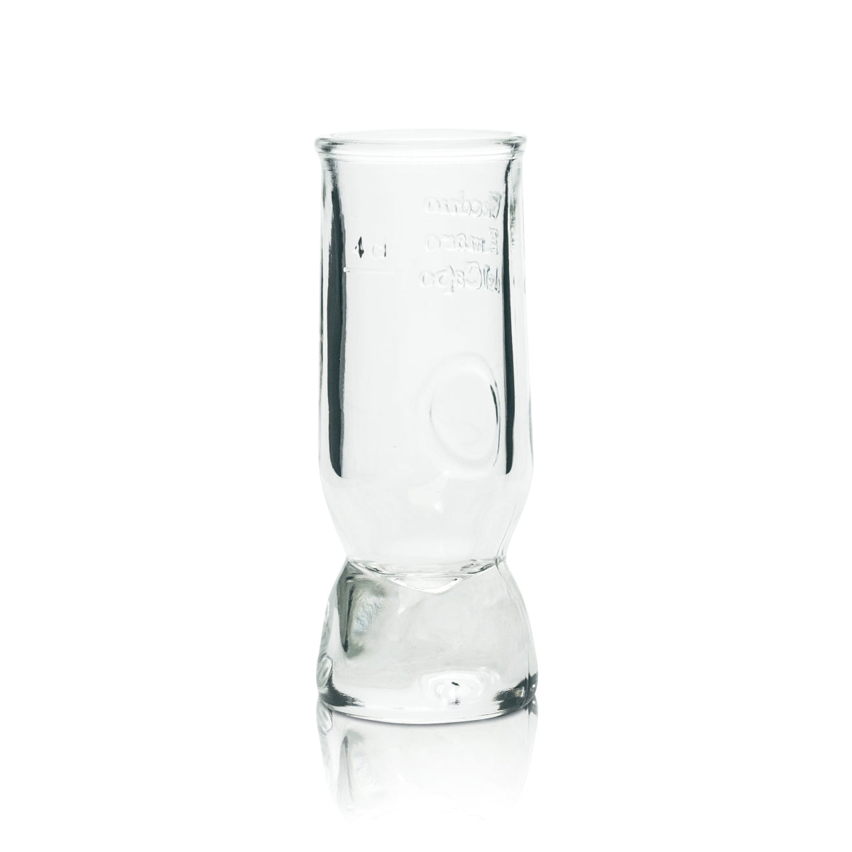 6x Veccio Amaro del Capo Glass 4cl Shot Glasses Relief Print Schnapps Short Stamper – Widok 3