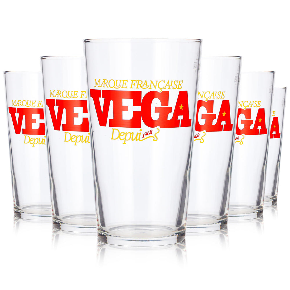 6 szklanek do piwa Vega 0,5 l, kubki do piwa, szklanki Willibecher, kufle do piwa Seidel (zestaw 6 sztuk)