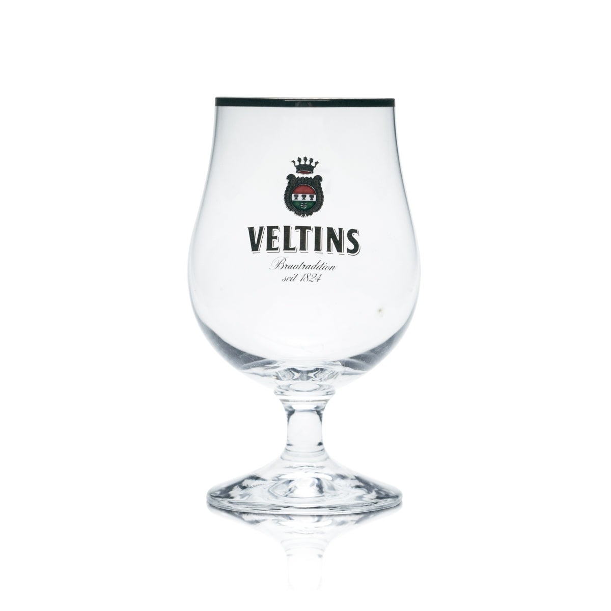 6x Szklanka do piwa Veltins 0,3l puchar tulipanowy złoty brzeg Eich Gastro Pils – Widok 2