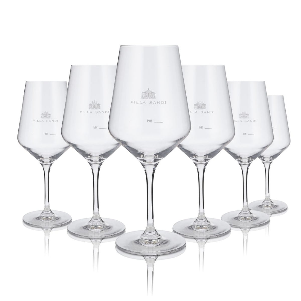 6x Villa Sandi Szklanka 0,5 l Szklanka do czerwonego wina Harmony 53 Deluxe Zestaw szklanek