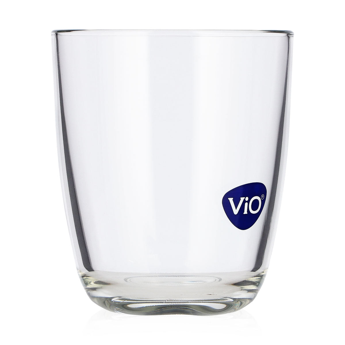 6 szt. szklanek Vio Wasser 0,55 l, szklanki typu tumbler z niebieskim logo, szklanki do whisky typu Old Fashioned – Widok 3