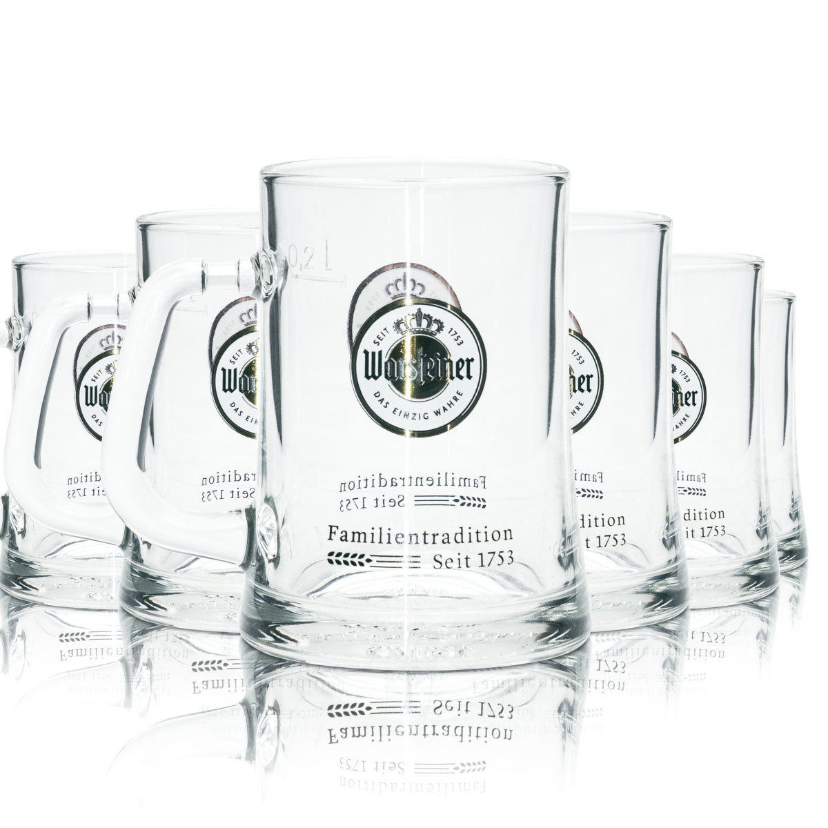 6x szklanka do piwa Warsteiner 0,2l kufel Party Seidel uchwyt szklanki kufle Piwo