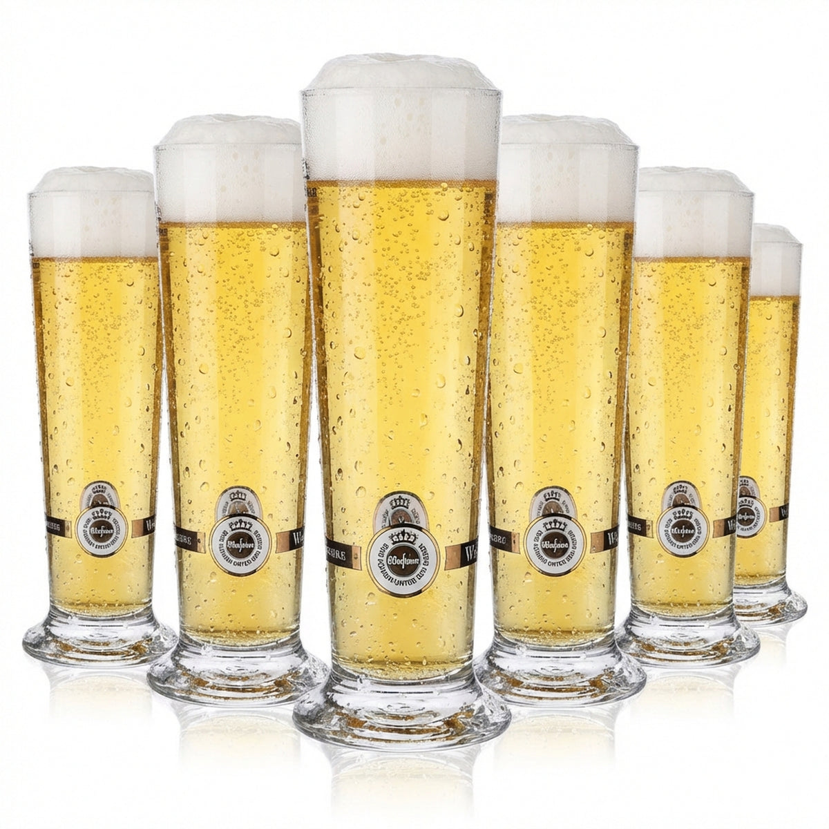 6x szklanki do piwa Warsteiner 0,25 l kubek/szklanka Logo na spodzie Rastal