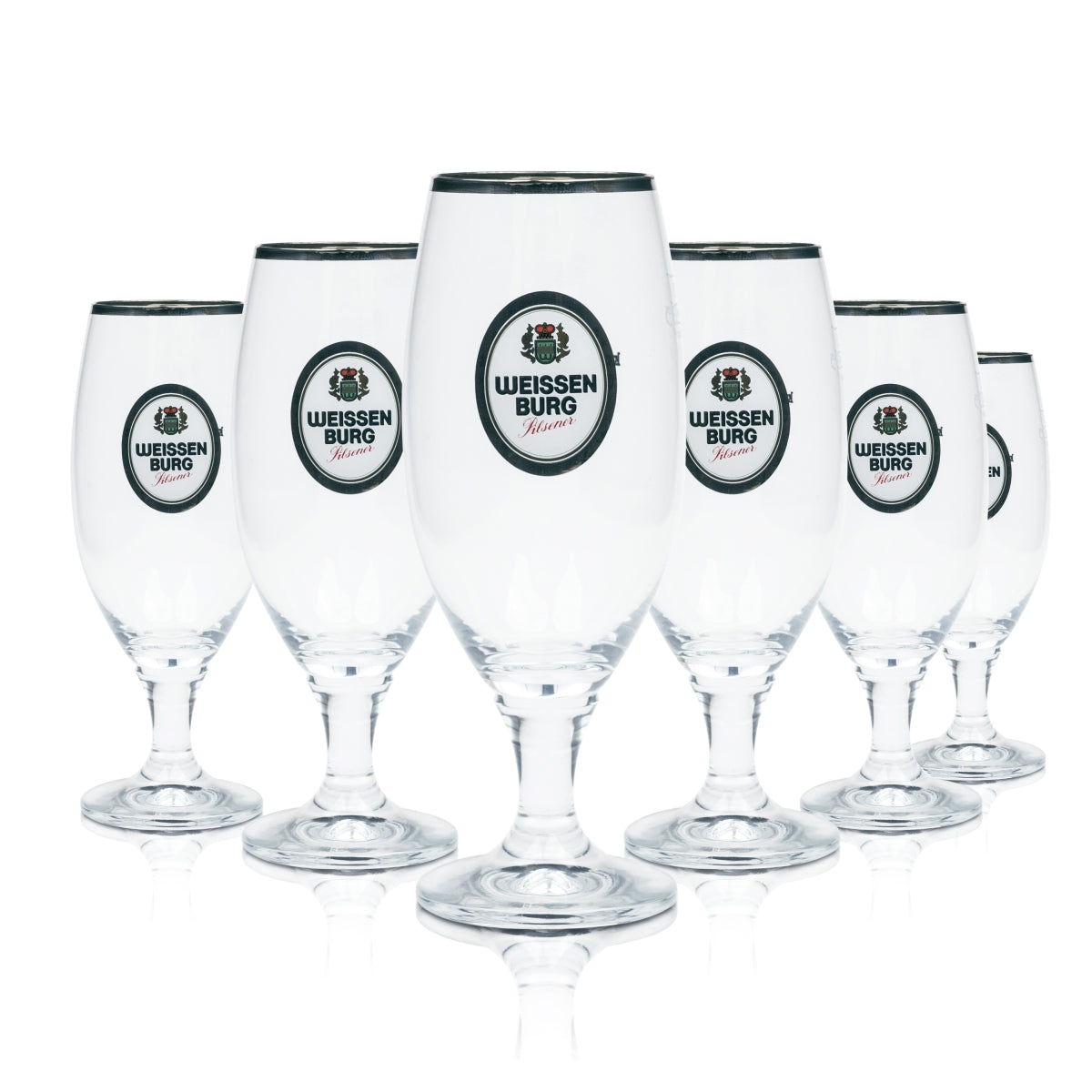 6x szklanka do piwa Weissenburg 0,3l kielich Ritzenhoff szklanki Tulip Brewery Pilsener