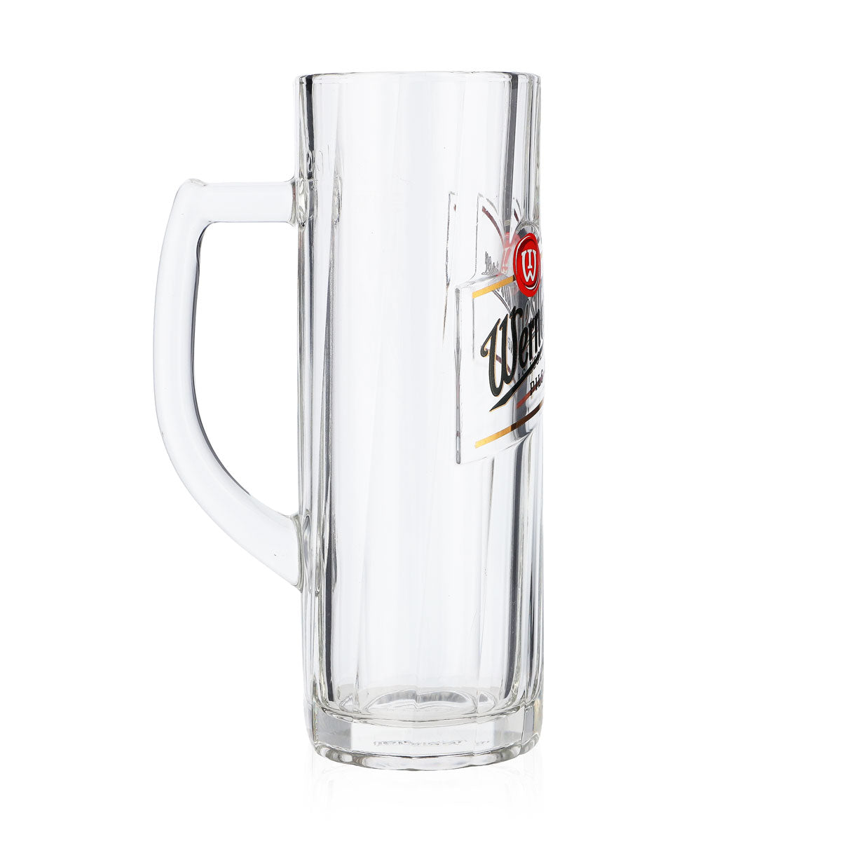 6x szklanka do piwa Wernesgrüner 0,3 l z reliefem w paski Nowe logo Rastal – Widok 4