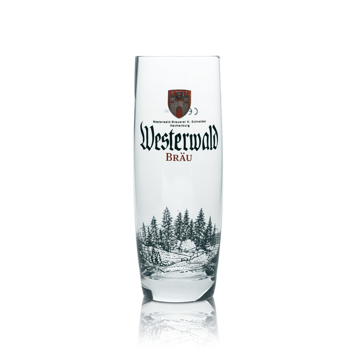 6x szklanka do piwa Westerwald Bräu 0,3l kufel puchar kieliszki browar bar gastronomiczny – Widok 2