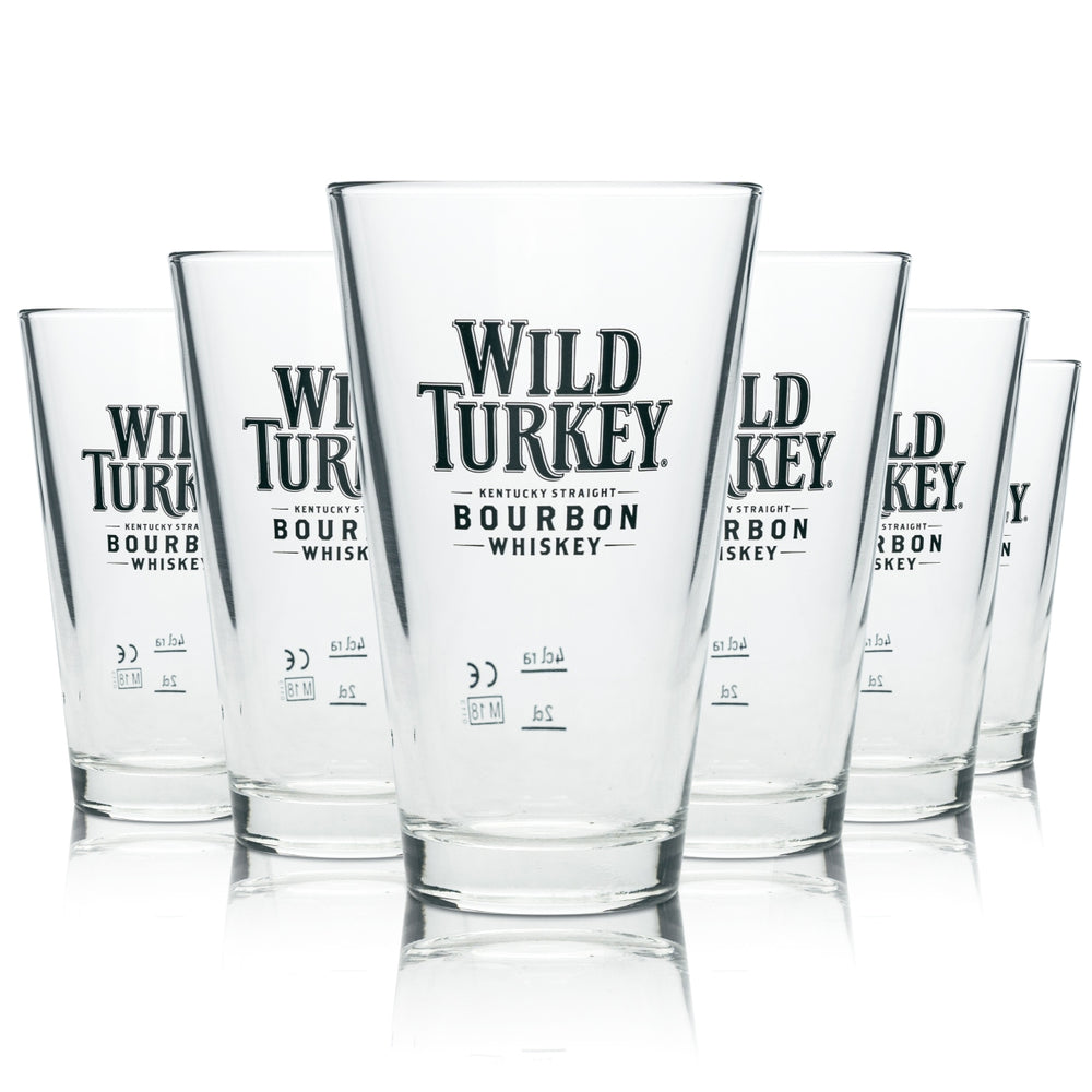 6x szklanka do whisky Wild Turkey Longdrink 250 ml Szklanki koktajlowe Bourbon Tasting Dąb