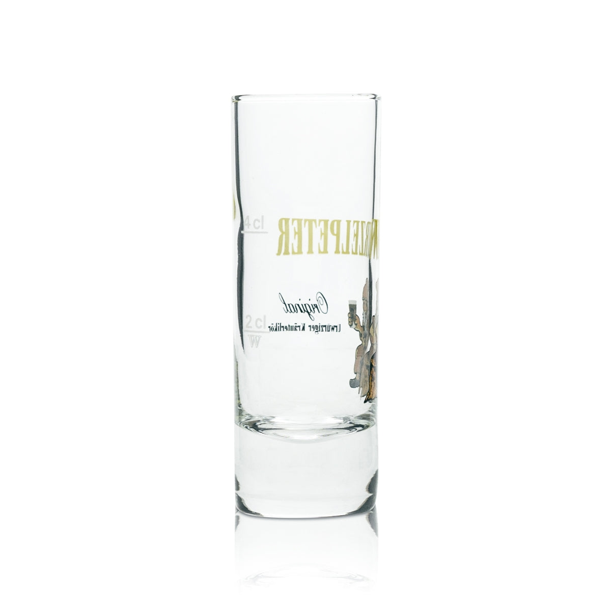 6x Wurzelpeter Liqueur Glass Shot 2cl + 4cl Schnapps Glasses Short Stamper Gastro Bar – Widok 3