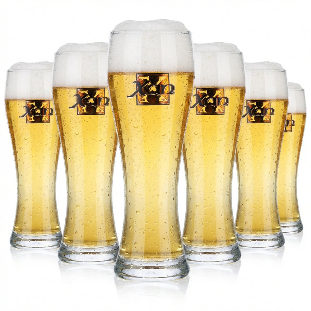 6x szklanka do piwa Xan 0,3 l Szklanki do piwa Szklanka do piwa pszenicznego Górna Bawaria Rastal