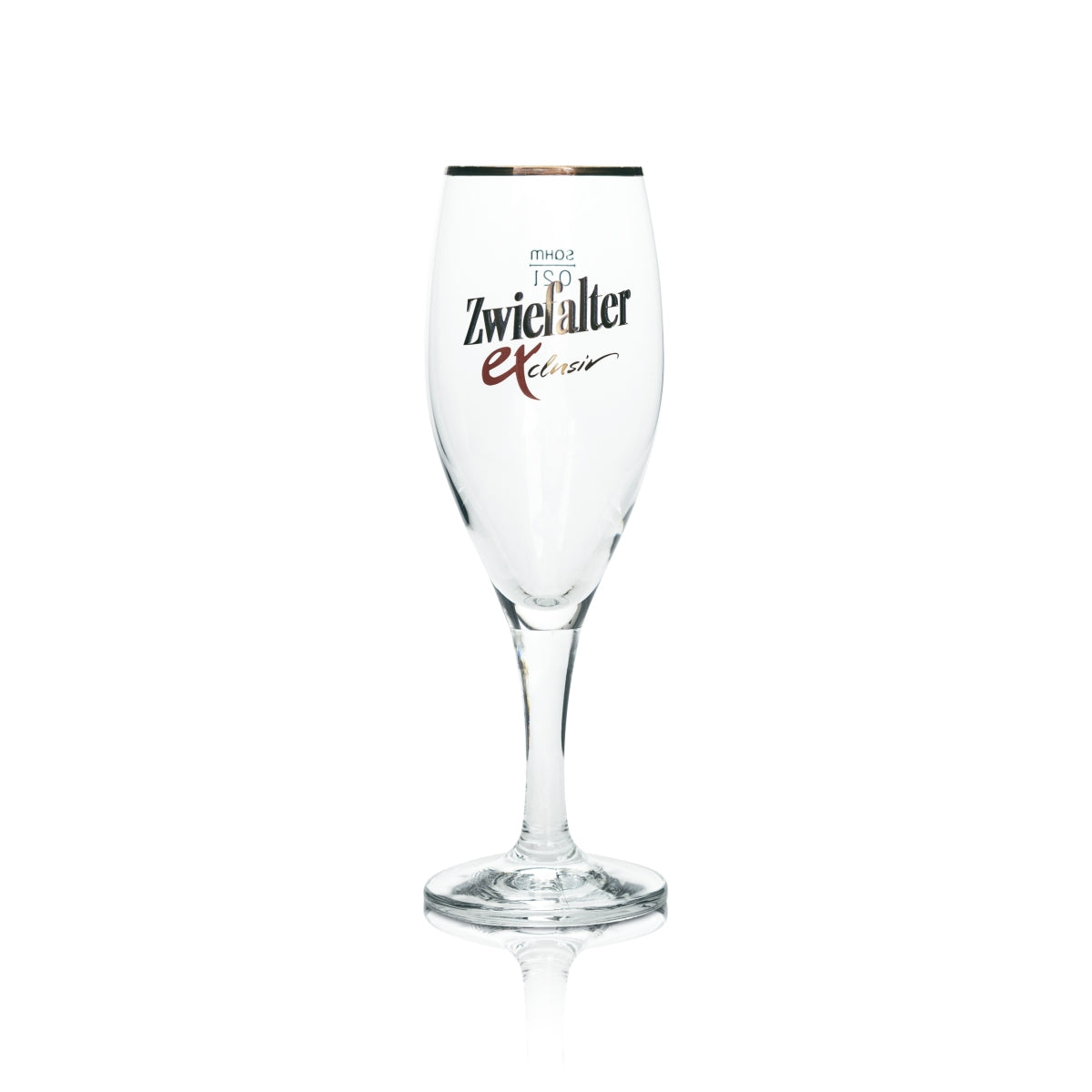 6x Zwiefalter Klosterbräu szklanka do piwa 0,2l goblet złota obręcz Sahm Exclusiv Pils szklanki tulipan – Widok 2