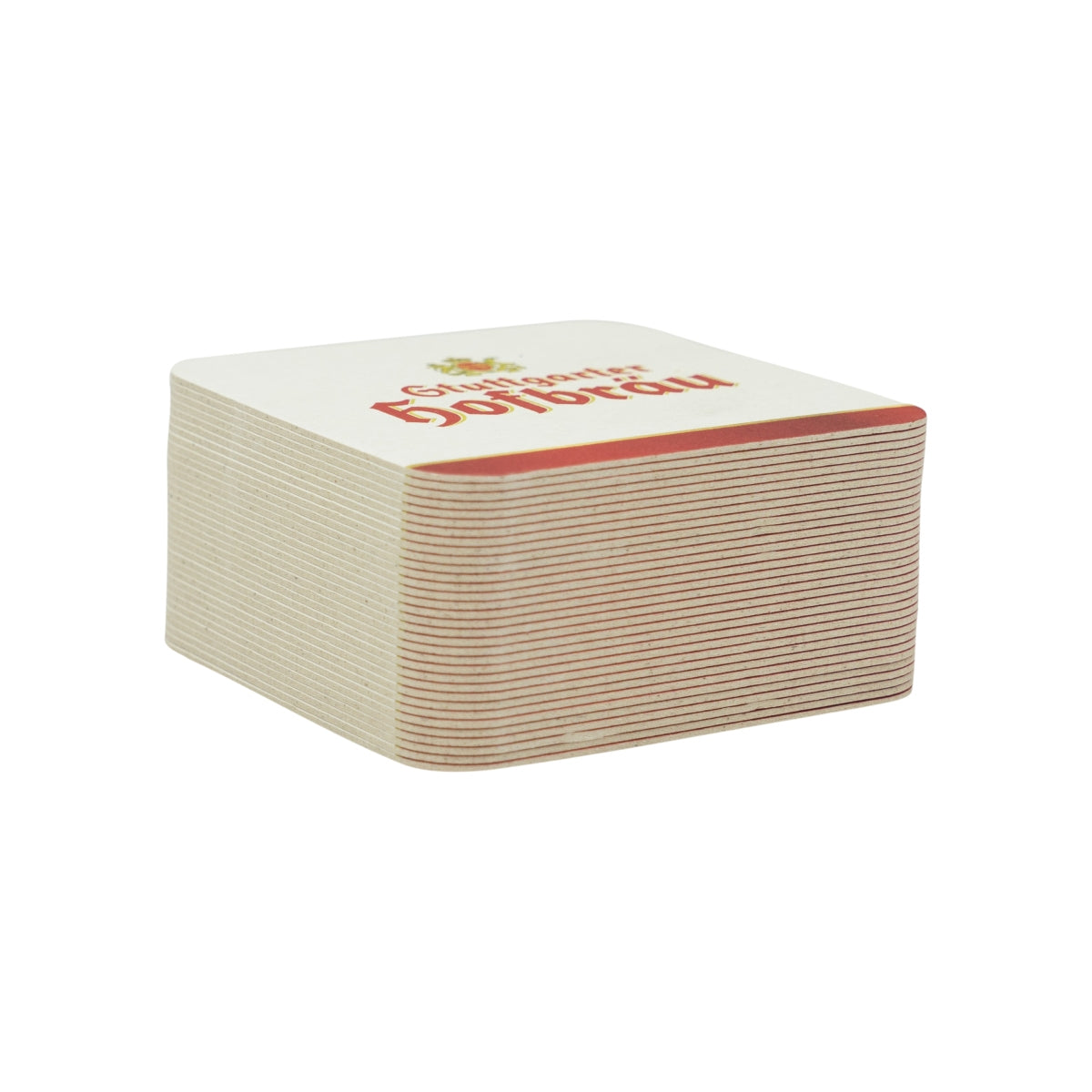 70x Stuttgarter Hofbräu podstawki pod piwo 10x10cm podstawki pod szklanki gastro biały – Widok 2