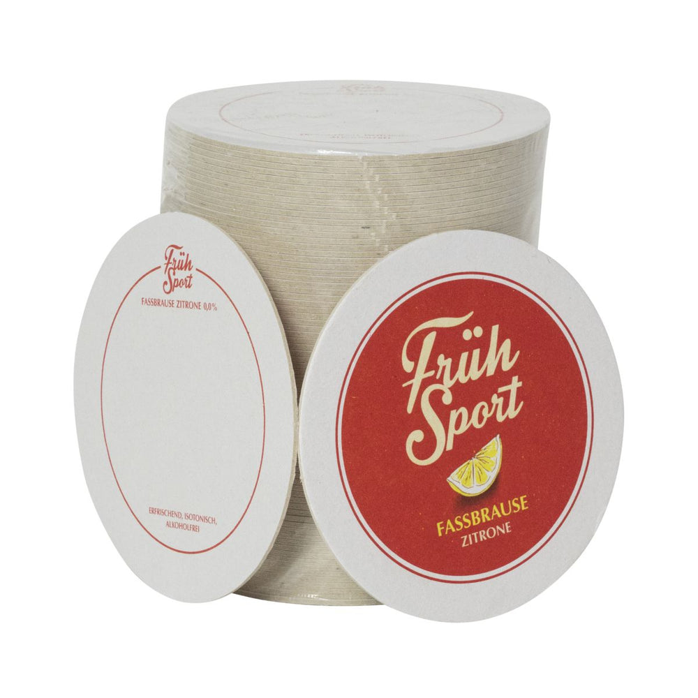 75x Podstawki pod piwo Früh Kölsch Ø10.6cm Podstawki papierowe Früh Sport Fassbrause