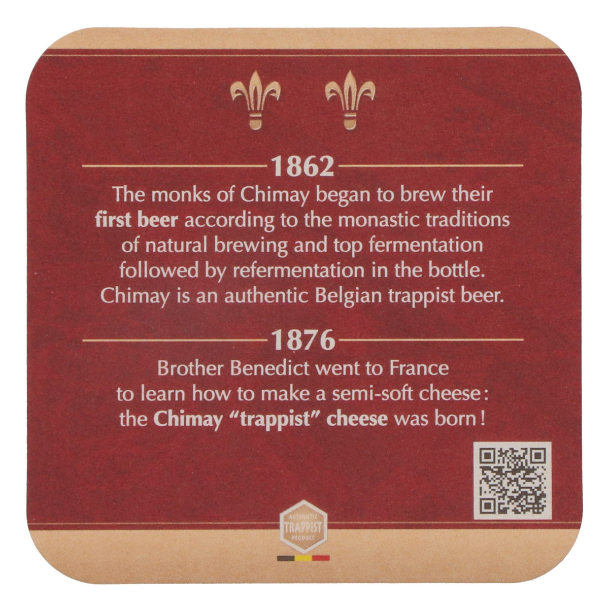 80x Chimay Piwo Podkładki pod piwo Podkładki pod szklanki Pokrywki 9x9 cm – Widok 4
