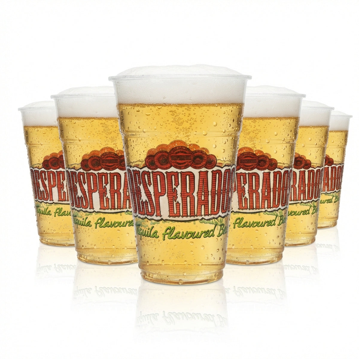 80x kubki do piwa Desperados jednorazowe 0,4l