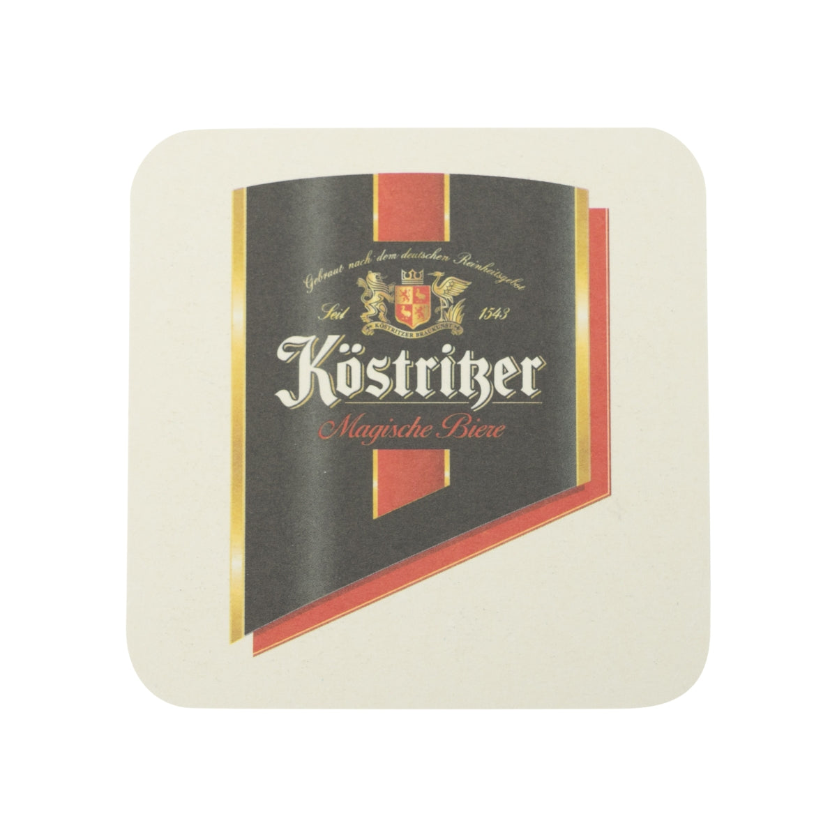 80x Podstawki pod piwo Köstritzer 10x10cm podstawki pod szklanki kubki cateringowe stół