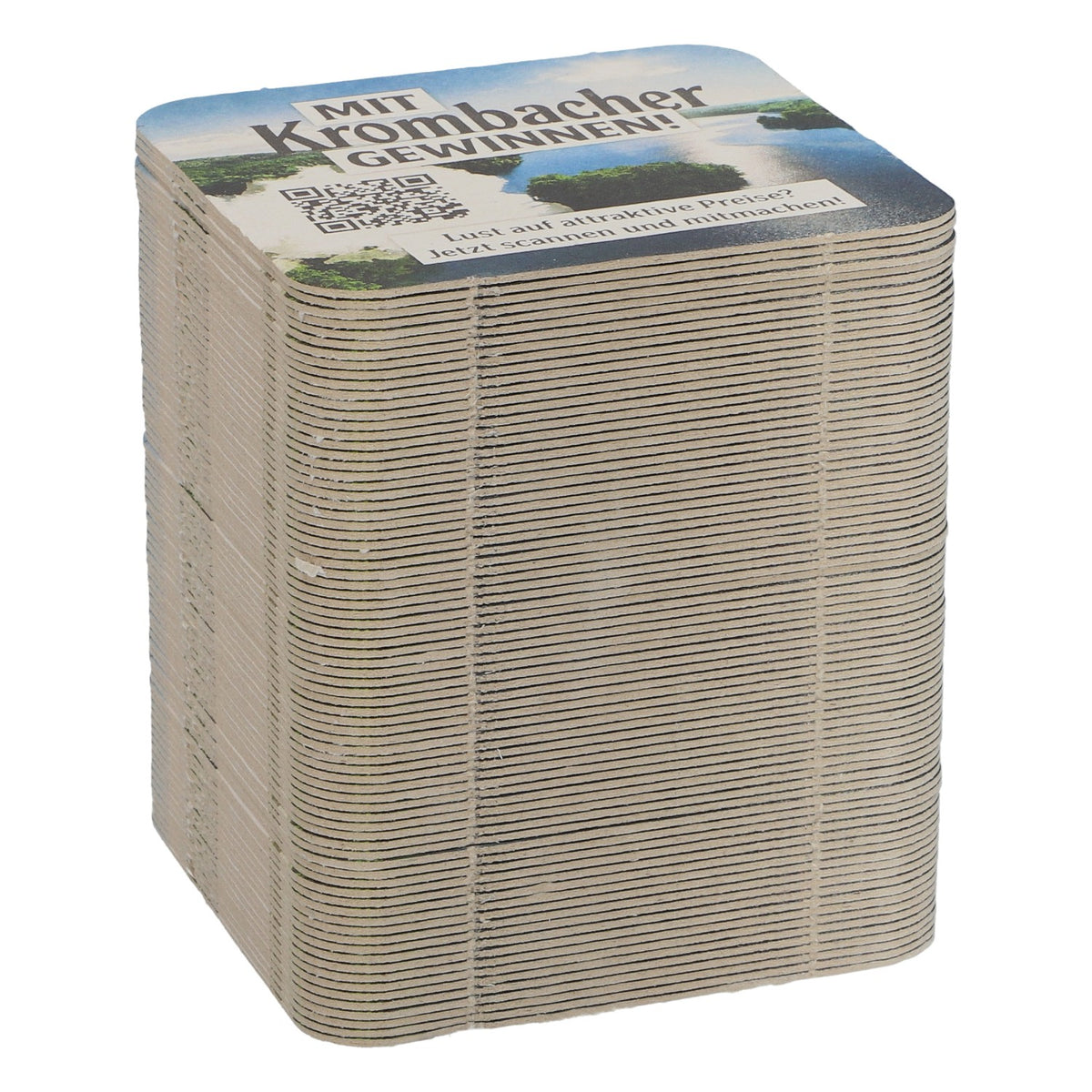 80x podkładki pod piwo Krombache 9x9 cm akcesoria barowe ochrona przed kapaniem – Widok 2