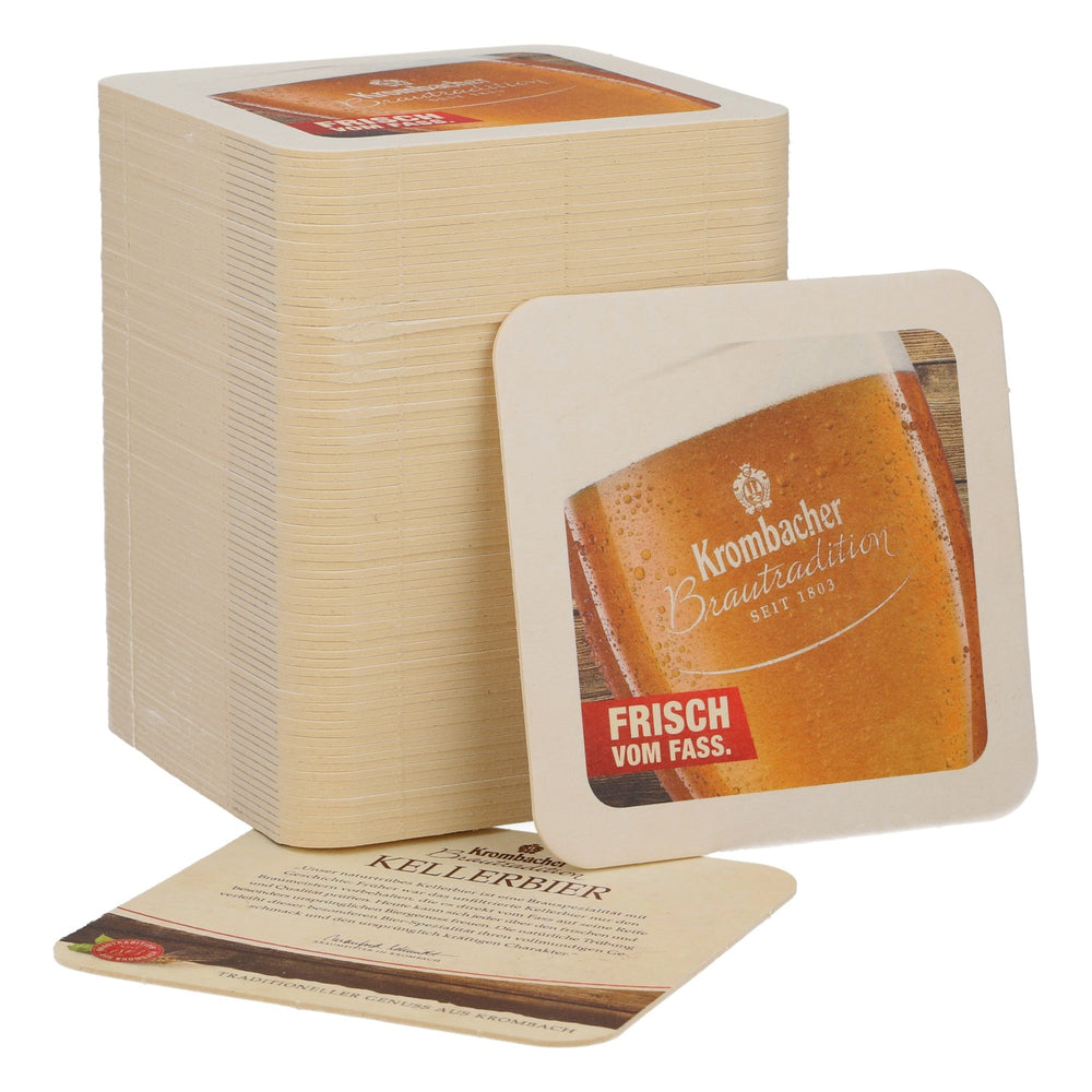 80x Krombacher Piwo Podkładki pod piwo Podkładki pod szklanki Akcesoria barowe Piwo piwniczne Bts1803