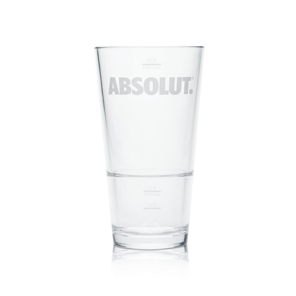 Absolut tumbler szklanka 0,3l plastik twardy plastik szklanki wielokrotnego użytku kalibrowane gastronomia