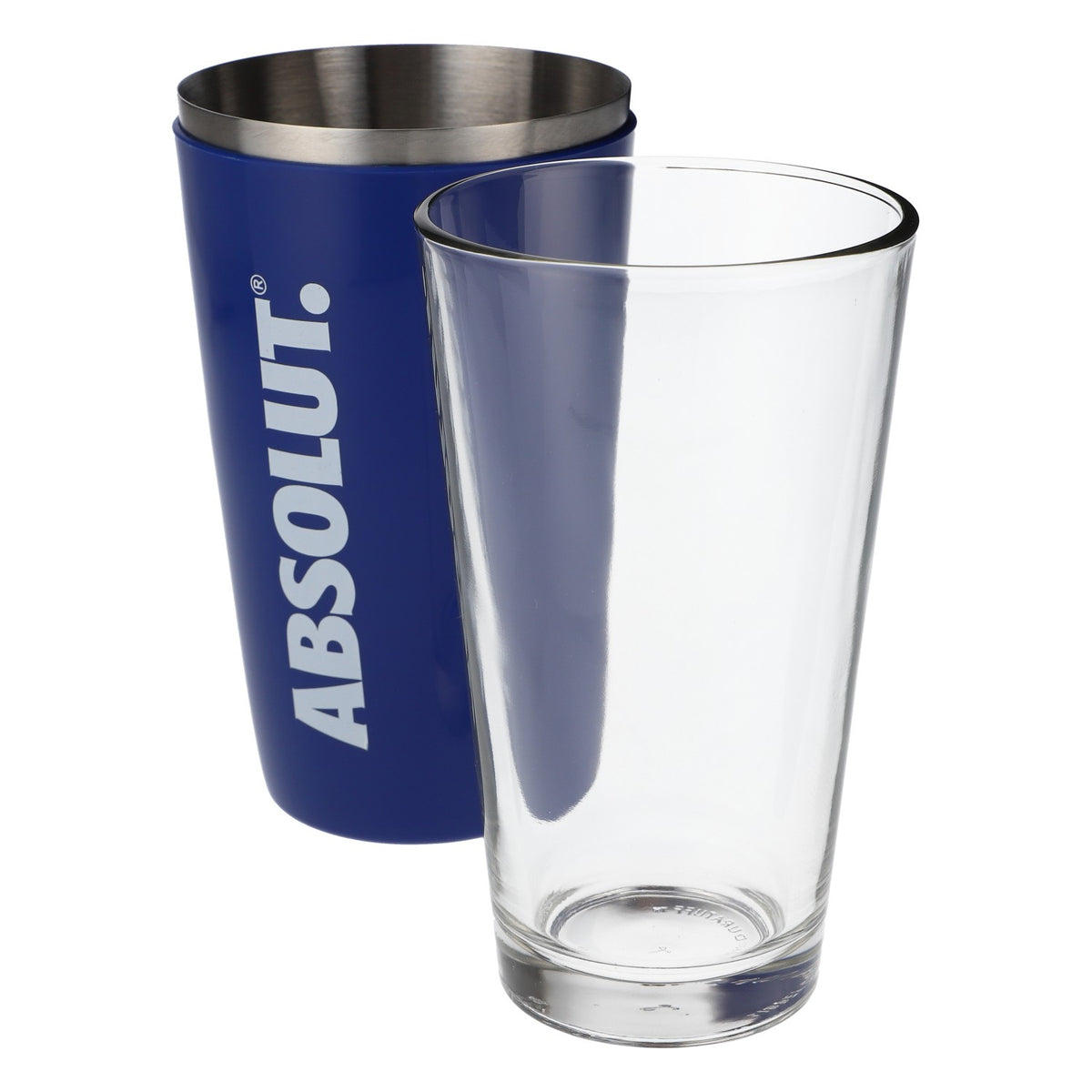 Absolut Vodka Shaker ze stali nierdzewnej Boston Shaker ze stali nierdzewnej Akcesoria barowe niebieskie 2 części – Widok 4