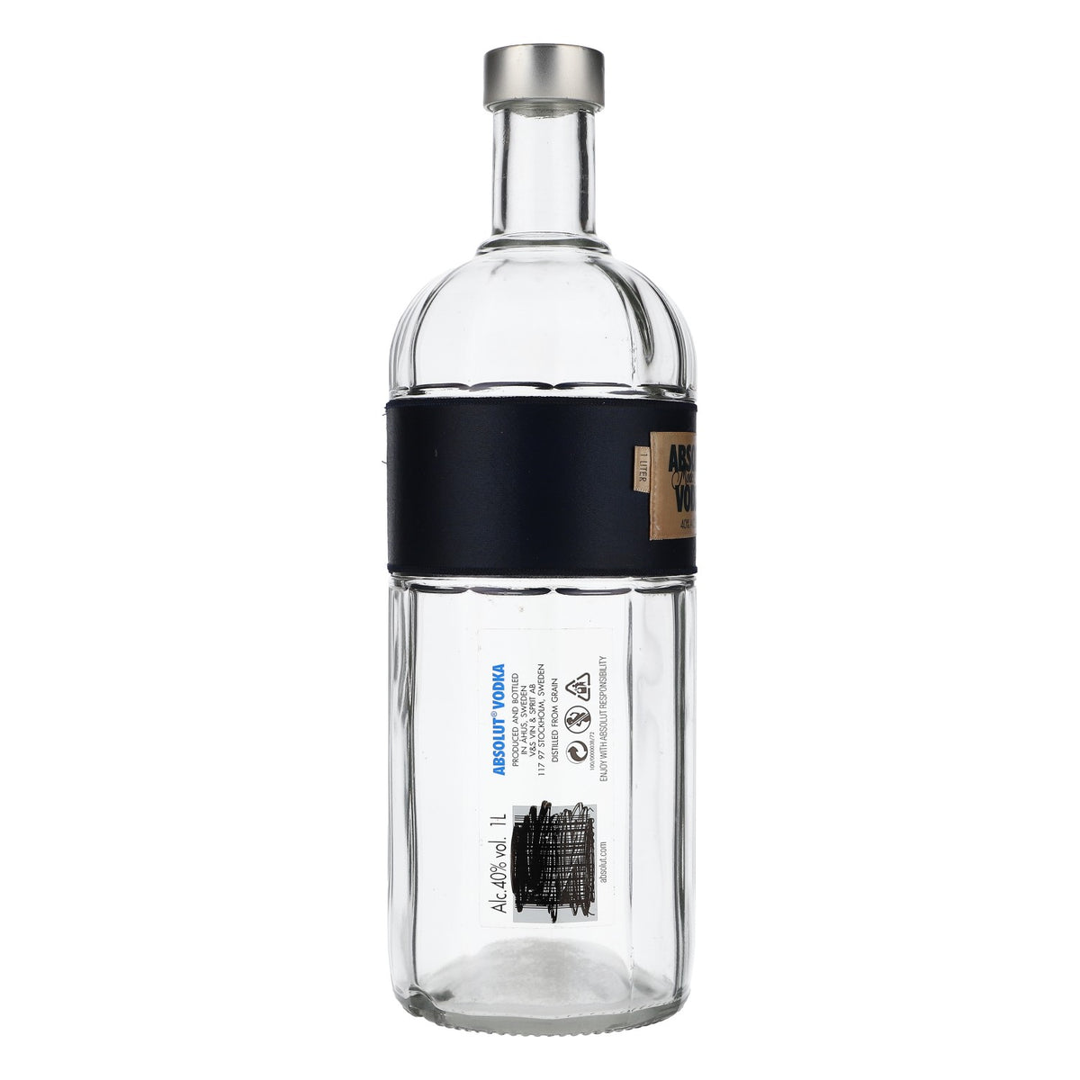 Absolut Vodka Butelka pokazowa Butelka dekoracyjna z prawdziwego szkła Butelka pokazowa Butelka pokazowa 1,0 l – Widok 3