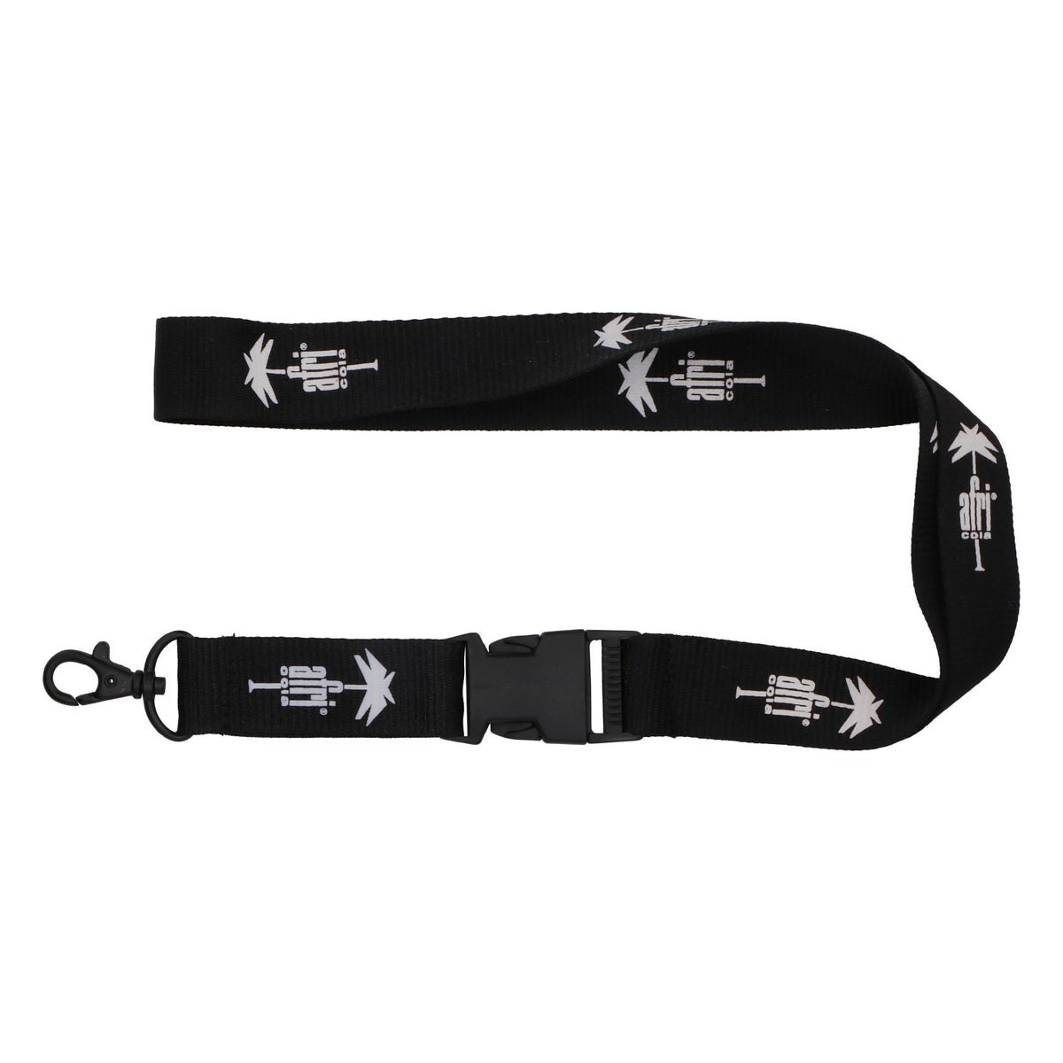 Afri Cola – napój bezalkoholowy – smycz Laynard – uchwyt na klucze – czarny