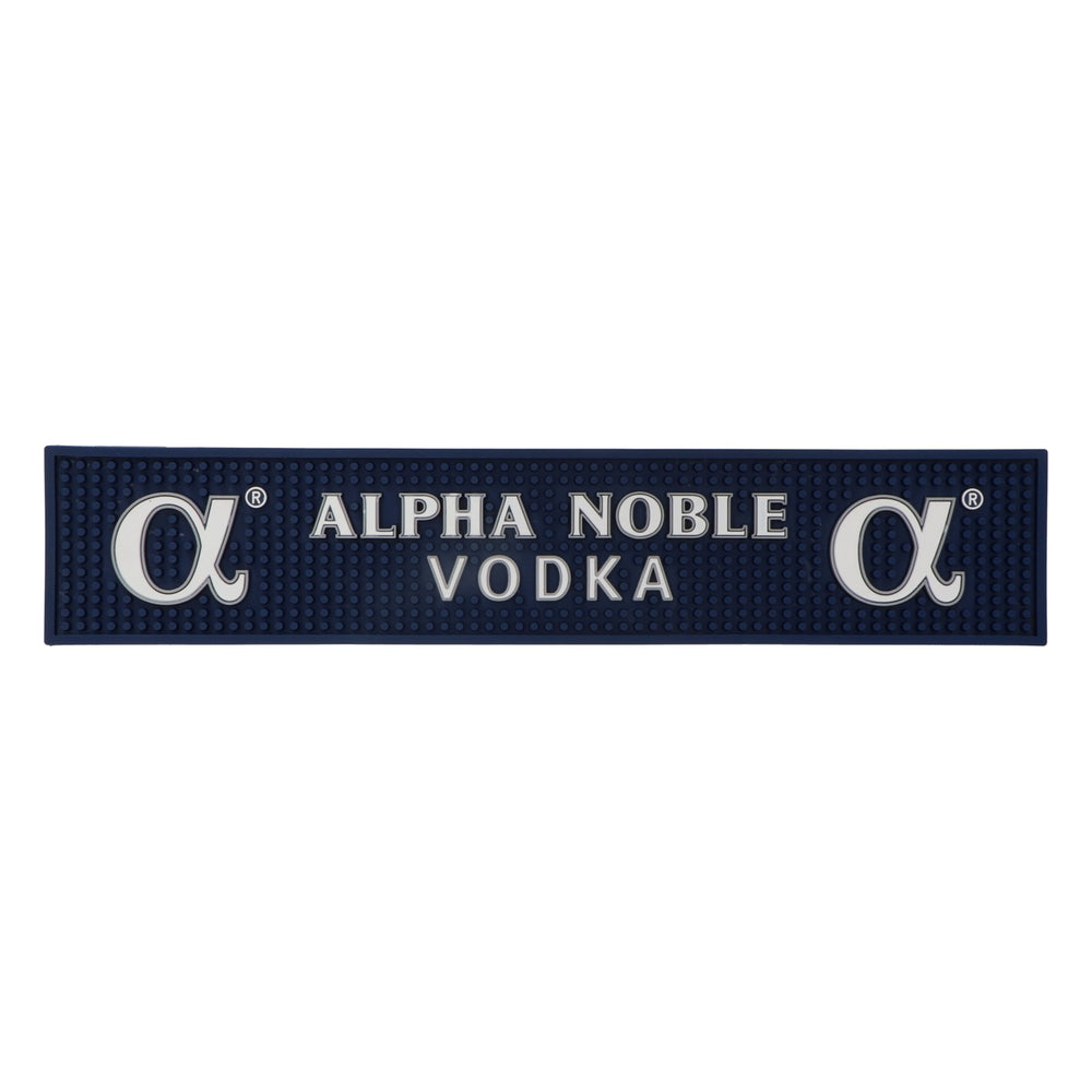 Alpha Noble Vodka Podkładka barowa Podkładka ociekowa Podkładka gumowa Akcesoria barowe Niebieska 50 x 10 cm