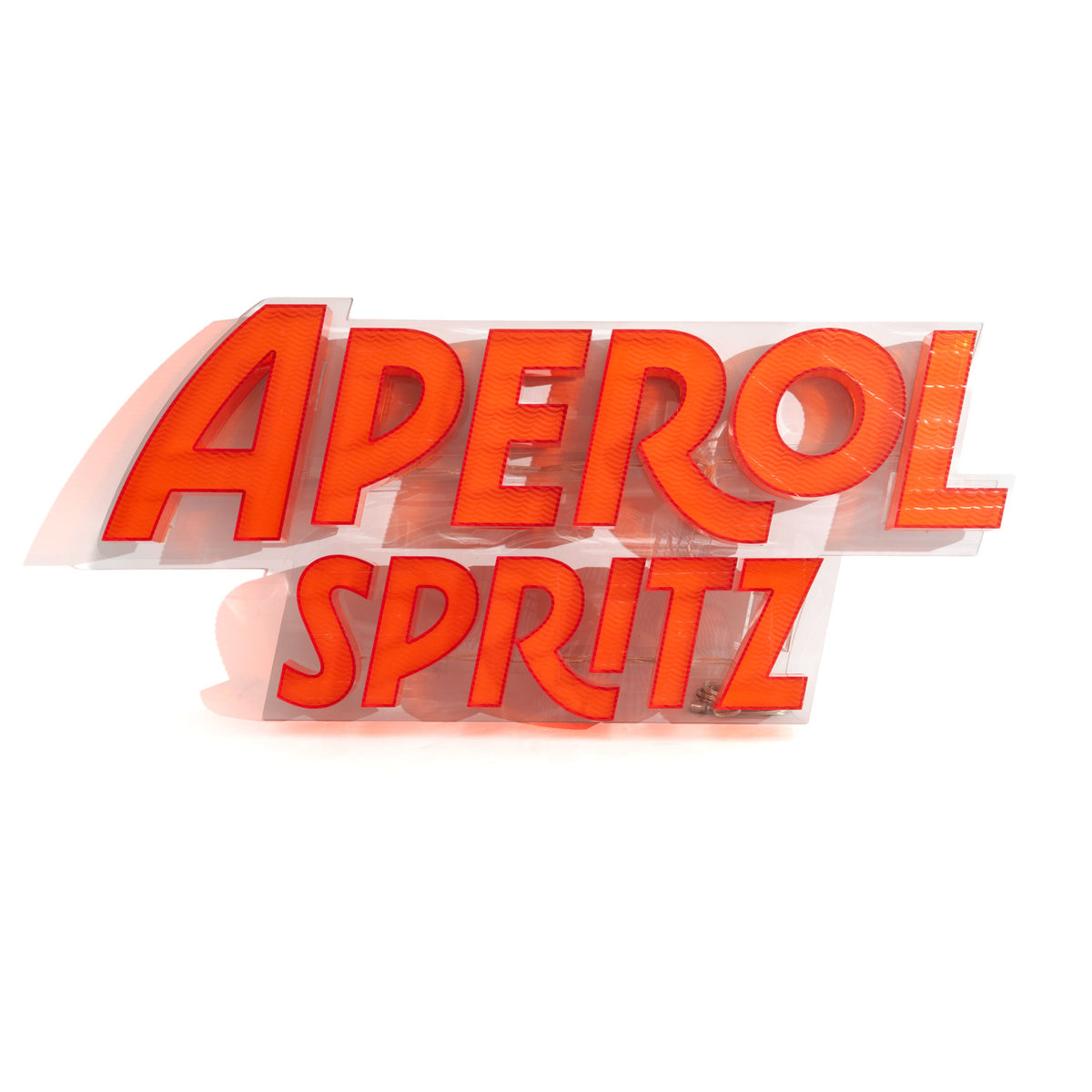 Aperol Spritz LED podświetlana reklama świetlna pomarańczowa ścienna apéritif znak – Widok 3