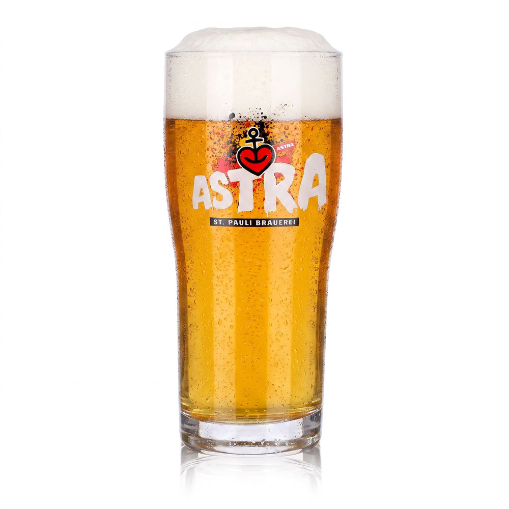 Szklanka do piwa Astra 0,4 l, kubek z edycji specjalnej browaru St. Pauli, Sahm