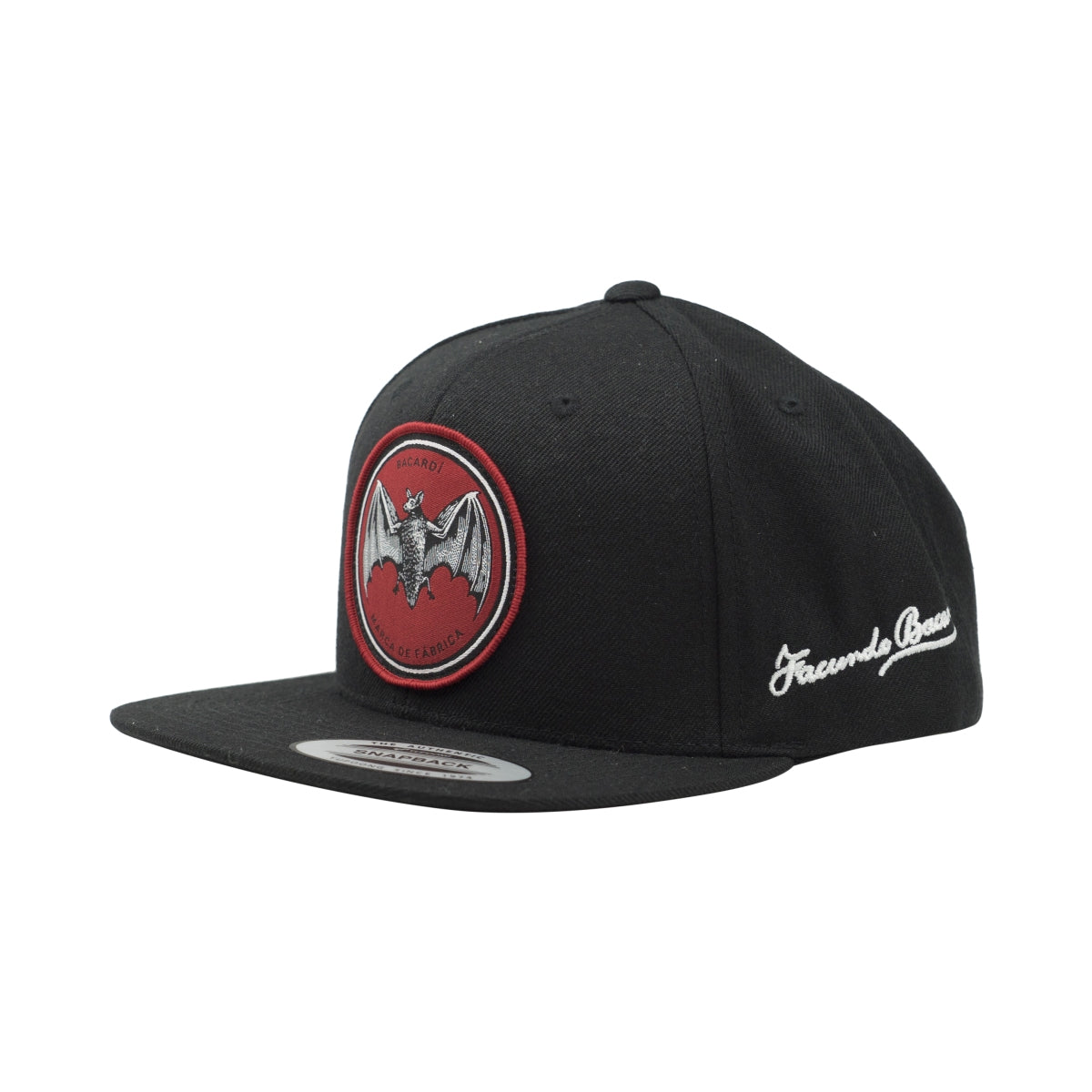 Bacardi Rum Cap Snapback Hat Czapka z daszkiem Shield cap black Army
