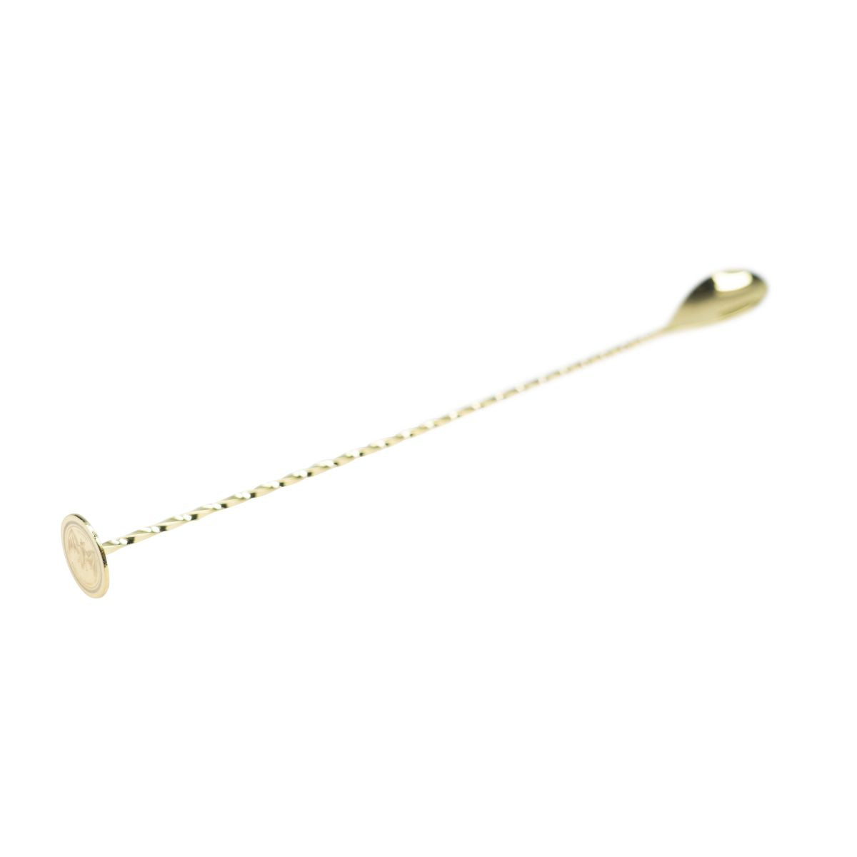 Bacardi Rum Stirrer Łyżka barowa Łyżka do mieszania Mixology Twisted Gold Bar – Widok 2