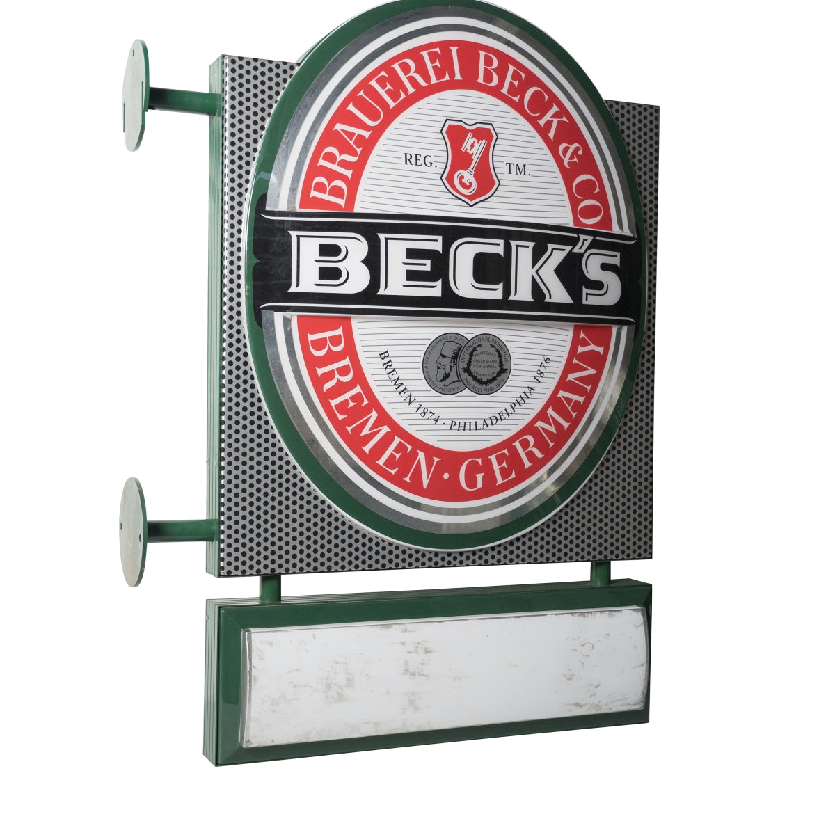 Piwo Becks neon dwuczęściowy znak ścienny gastro pub bar browar ekonomiczny