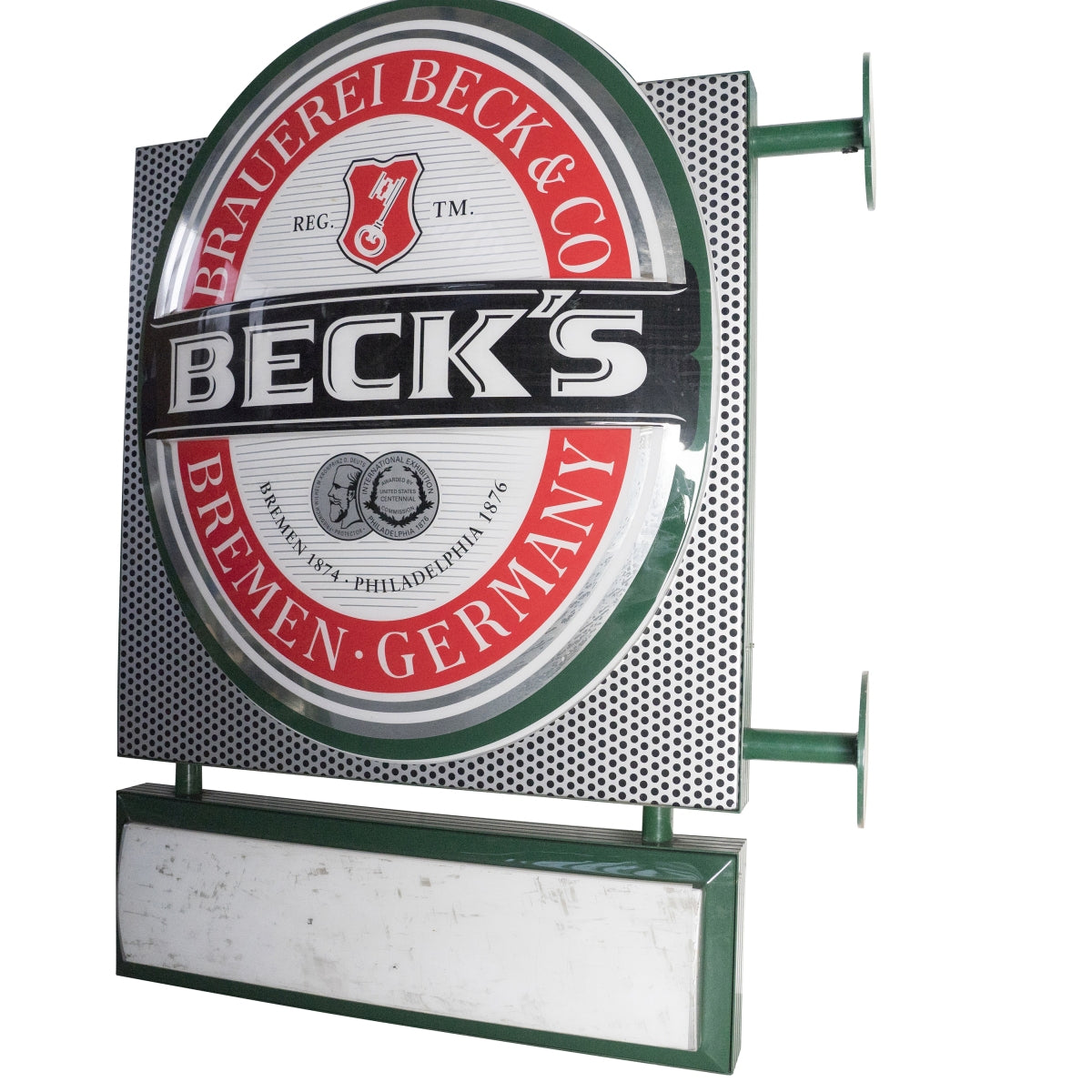 Piwo Becks neon dwuczęściowy znak ścienny gastro pub bar browar ekonomiczny – Widok 2