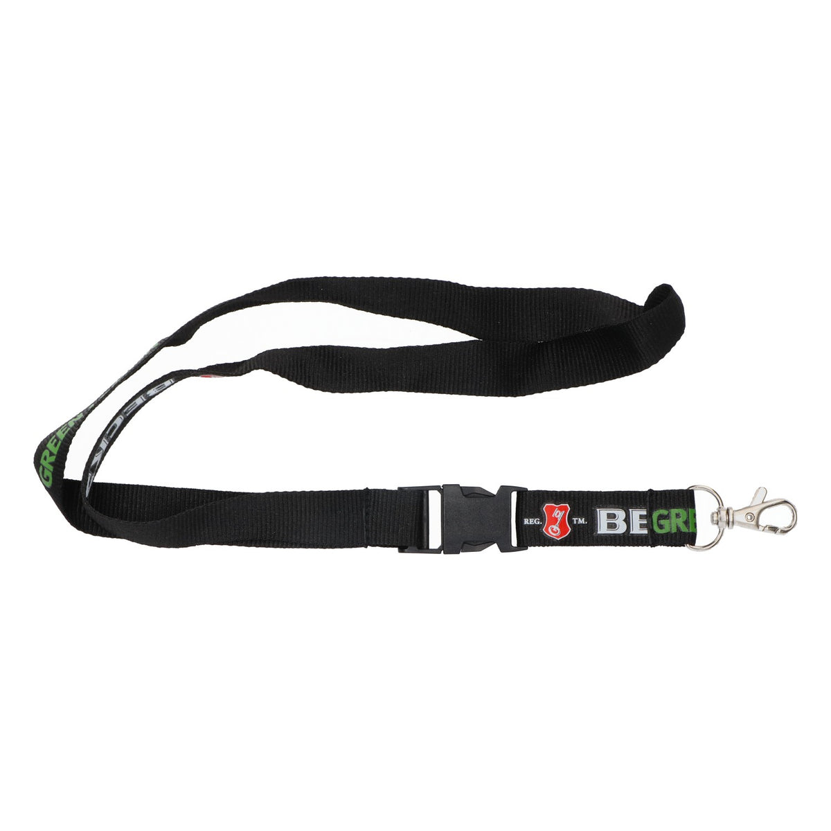 Beck's Piwo Brelok do kluczy Smycz Lanyard Green Lemon czarny – Widok 2