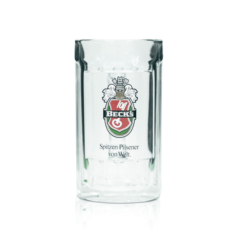 Becks szklanka do piwa kufel do piwa 0,2 litra mini kufel kufel do piwa szklanki browar Pilsener