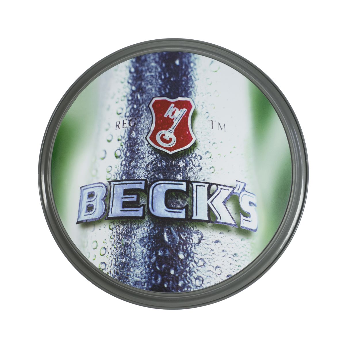 Taca do serwowania Becks z antypoślizgowym gumowanym nadrukiem z tyłu Ø36 cm
